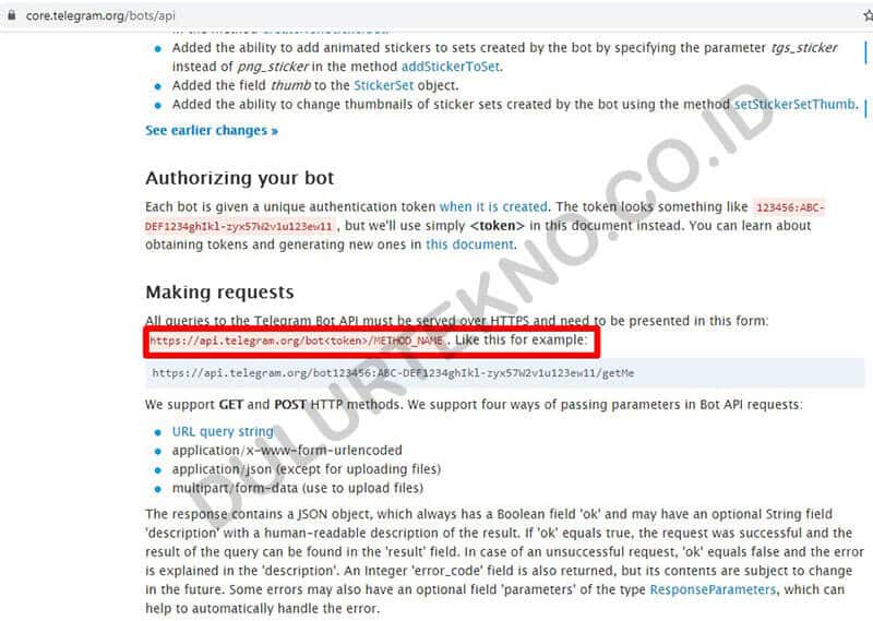 Телеграм бот API v6. Telegram bot description URL. Введите ключ телеграмм бот АПИ Стикеры для телеграмма.